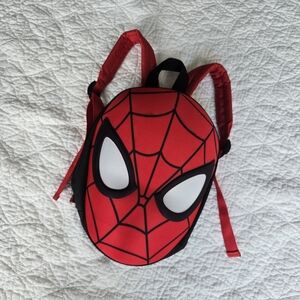 Spiderman Mask Printed Kids Backpack